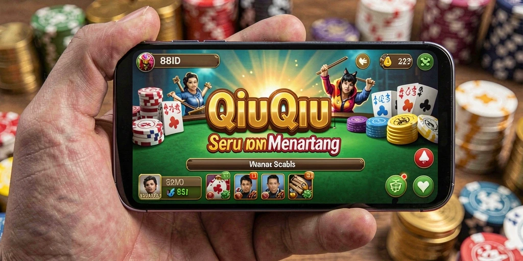 Tampilan gameplay seru dari game QiuQiu 88ID.