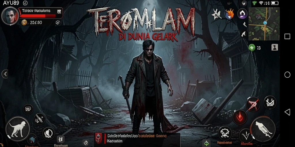 Gameplay menegangkan AYU89 yang penuh kengerian.