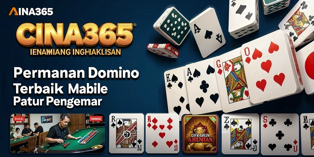 Tampilan gameplay seru dari CINA365 saat bermain Domino.