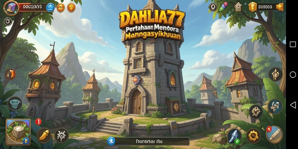 Tampilan gameplay menawan dari DAHLIA77 yang memukau di Tower Defense.