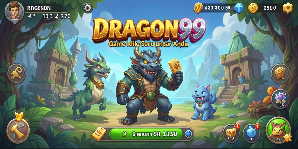 Gameplay seru DRAGON99 dengan naga yang menarik.