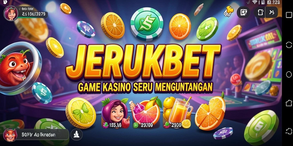 Screenshot utama JERUKBET menampilkan gameplay Kasino yang menarik.