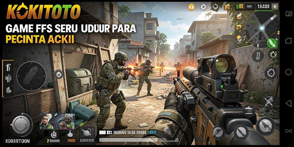 Gameplay intens KOKITOTO dengan grafis menakjubkan.
