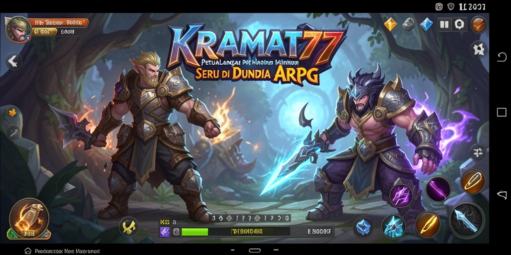 Tampilan gameplay seru di KRAMAT77