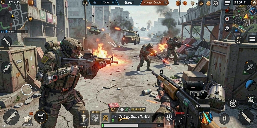 Tampilan gameplay L777 yang menegangkan dan penuh strategi.