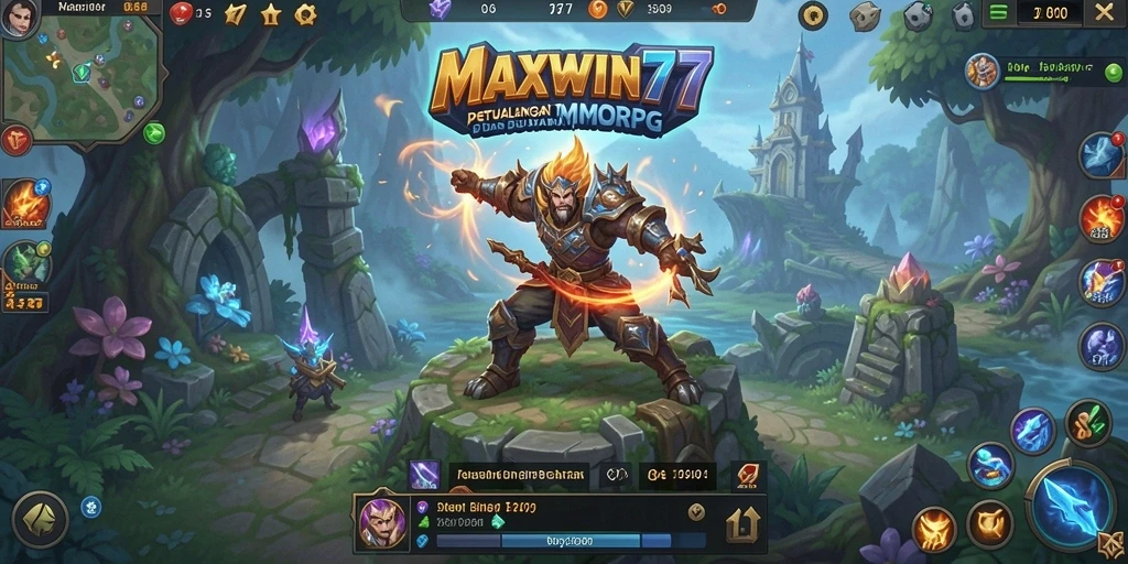 Gameplay epik MAXWIN77 di dunia MMORPG yang imersif.