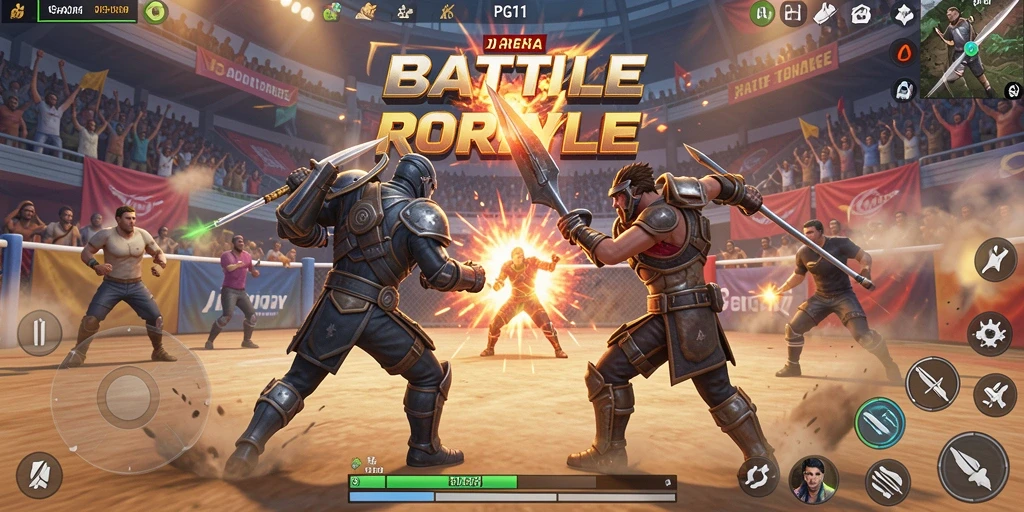 Tampilan mendebarkan dalam pertempuran Battle Royale PG11.