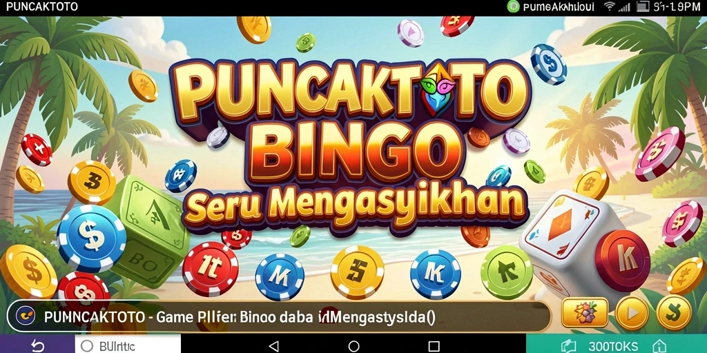 Screenshot gameplay PUNCAKTOTO yang seru dan interaktif.