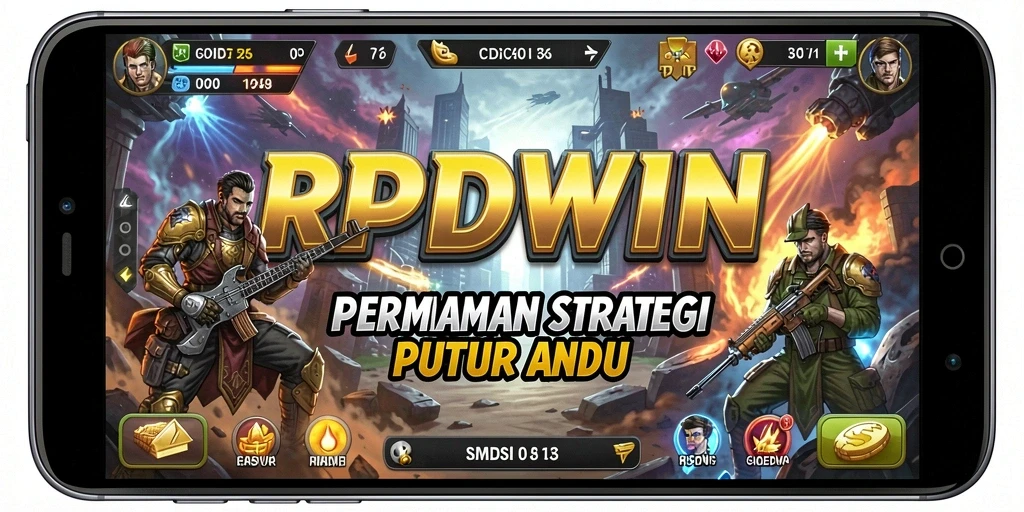 Tangkapan layar RPIDWIN menunjukkan aksi gameplay strategi yang intens.
