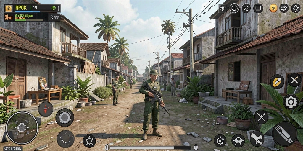 Tampilan gameplay RPOK yang menawan dan imersif dalam simulasi kehidupan.