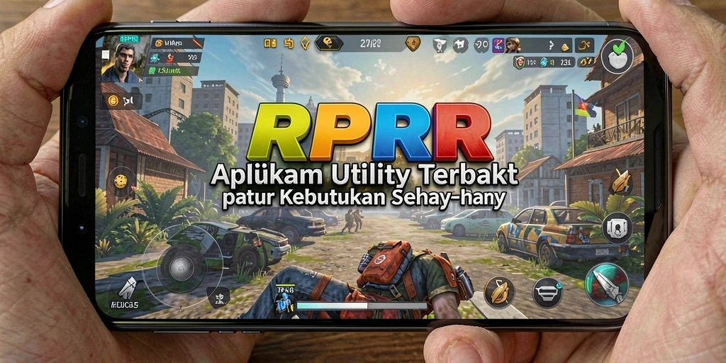 Tampilan utama aplikasi RPRR dengan fitur-fitur Utility yang bermanfaat.