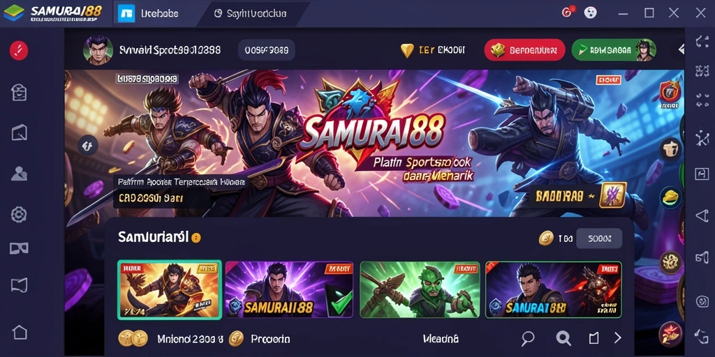 Tampilan utama SAMURAI88 menampilkan peluang taruhan yang menarik.
