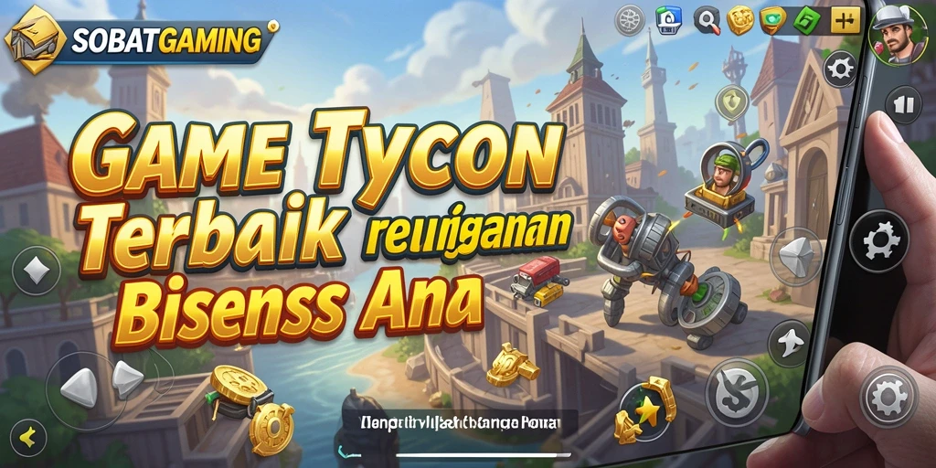 Tampilan gameplay <strong>SOBATGAMING</strong> yang menarik dengan elemen Tycoon yang mendalam.