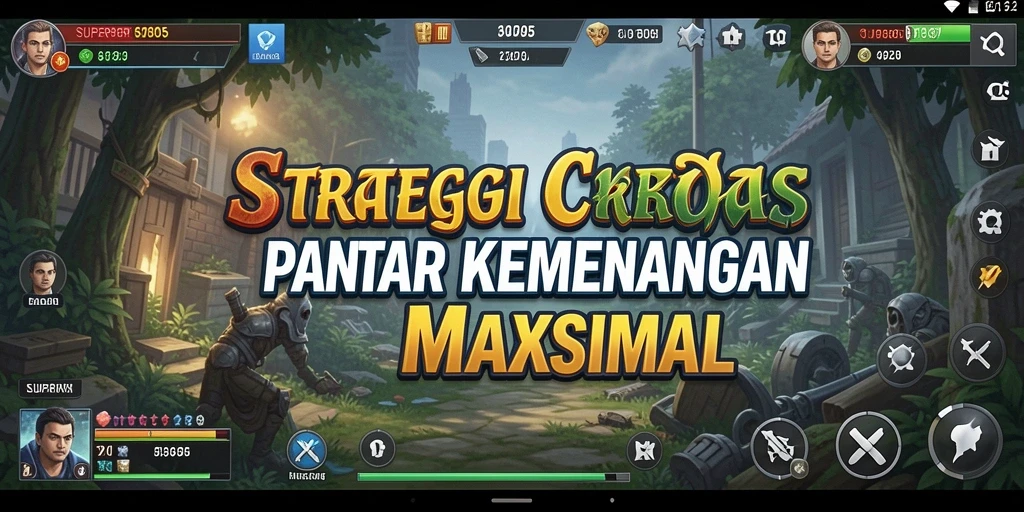 Screenshot menunjukkan gameplay strategis yang mendebarkan dari SUPER805.