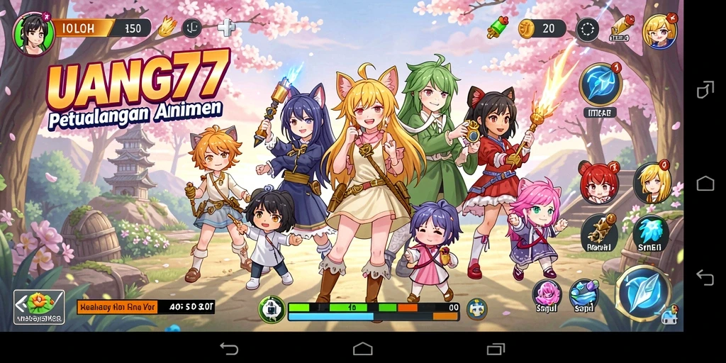 Tampilan gameplay UANG77 yang seru dan menakjubkan.